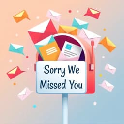 Sorry We Missed You Email Template icon