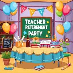 Teacher Retirement Party Ideas icon