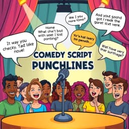 Text Generator for Comedy Script Punchlines icon