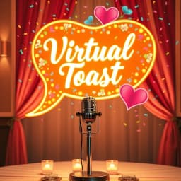 Virtual Toast or Wedding Speech Content Generator icon