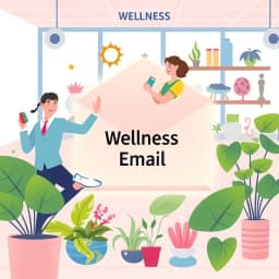 Wellness Email to Employees Template icon